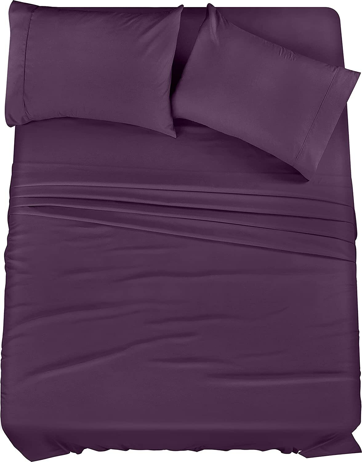 Soft Brushed Microfiber 4 Piece Bed Sheet Set with Pillow Cases Utopia Bedding