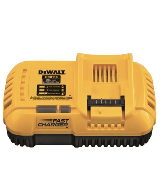 DeWalt DCB118 Fast Charger 20V or 60V MAX FlexVolt Fan Cooled