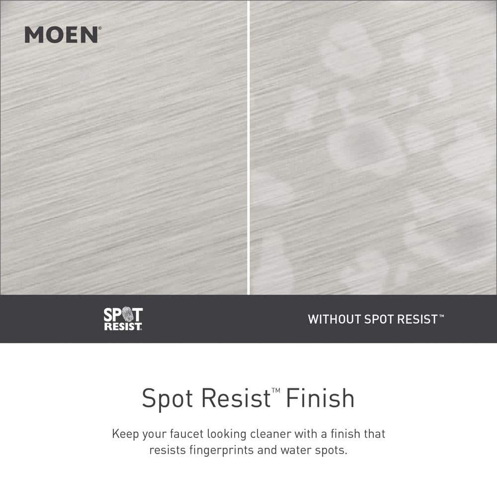 MOEN Liso Single Handle Bathroom Faucet Spot Resist Brushed Nickel