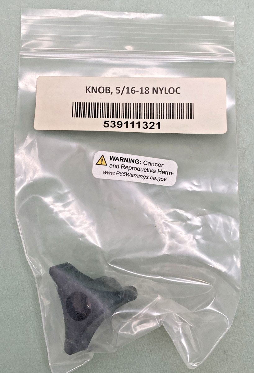 New Replaces Husqvarna 539111321 Knob 5/16-18 Nyloc