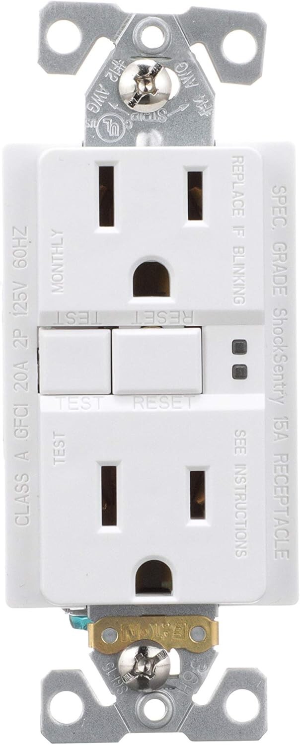 (10 PACK) Eaton SGF15 GFCI Duplex Receptacle 15A 3 Wire Grounding 125V