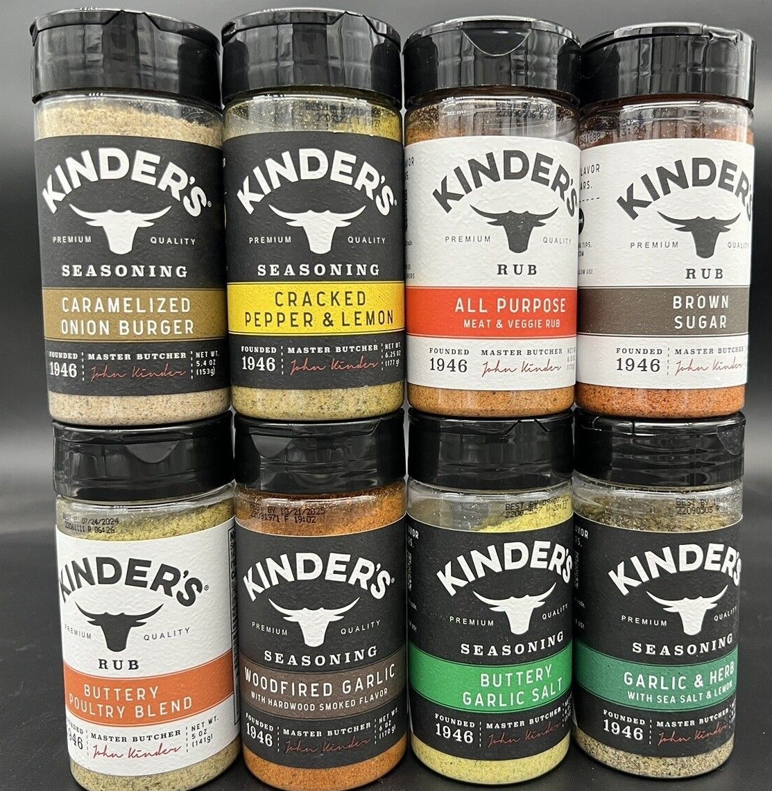 5-6oz Kinder’s Spice Blends Seasonings Master Butcher Choose Your Blend