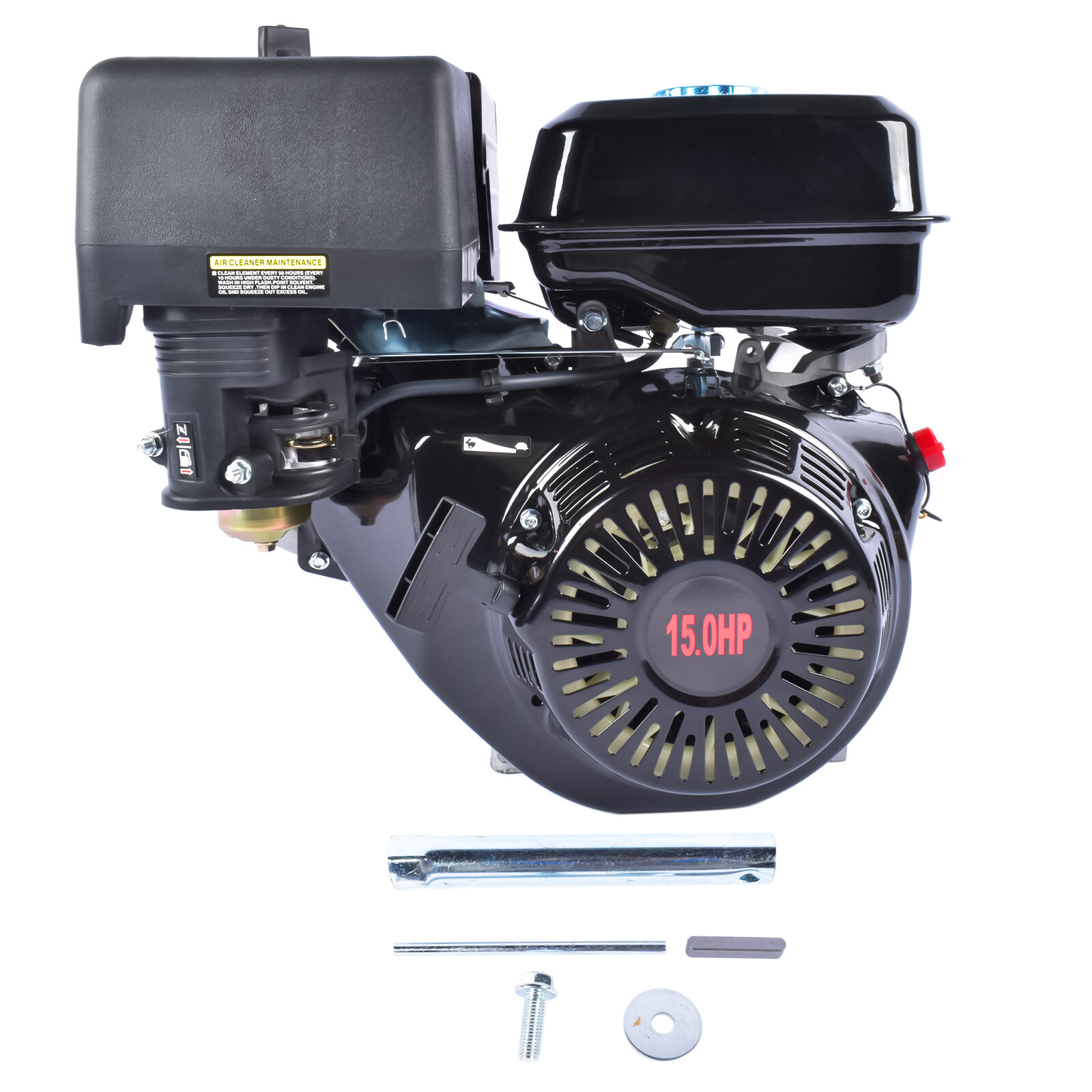 15HP/13HP 420cc/389cc 4 Stroke OHV Horizontal Shaft Gas Engine Recoil/Electric