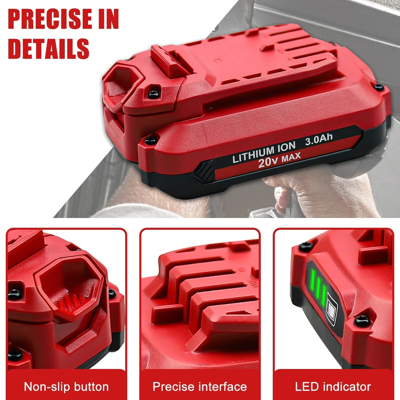 2PACK For Craftsman V20 20 Volt MAX Lithium Battery CMCB204 CMCB202 CMCB201 NEW