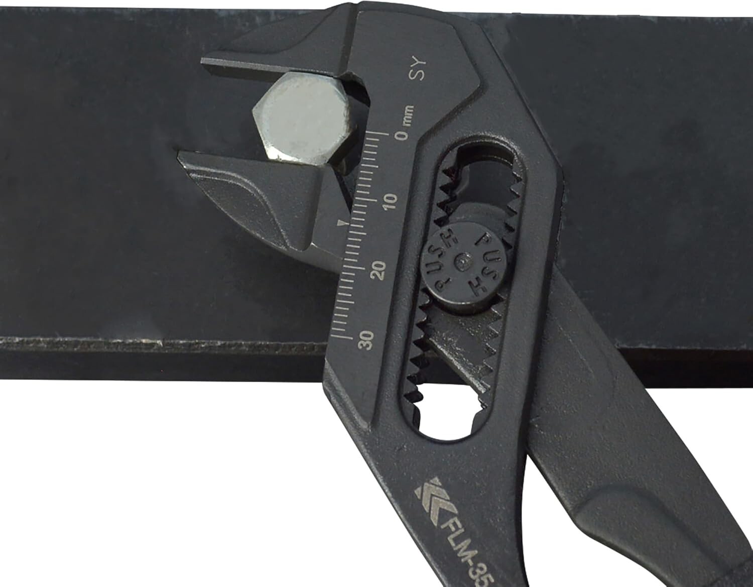 FUJIYA KUROKIN Adjustable Pliers FLM-35-BG Jaw Size 0~35mm Gold Black Taiwan