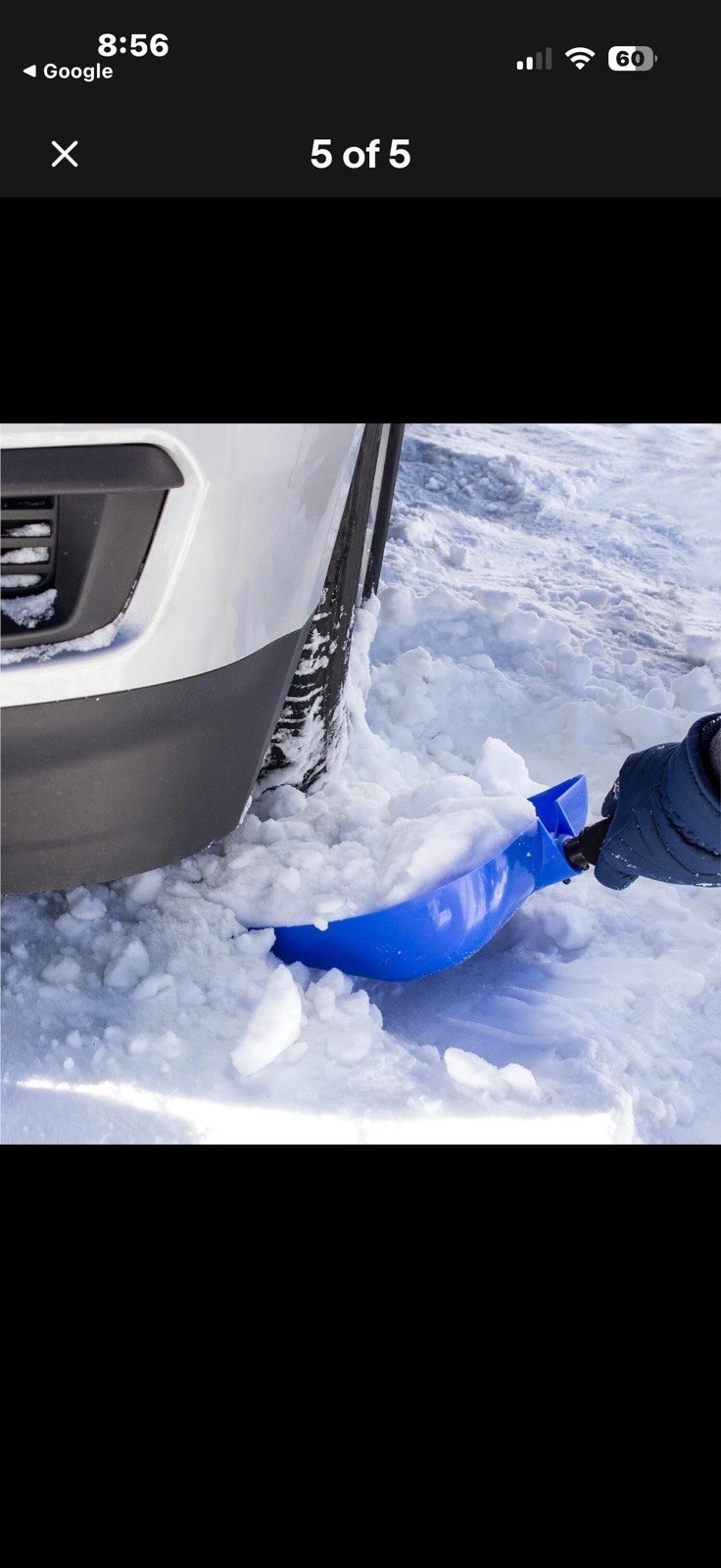 SubZero 17211 Auto Emergency Snow Shovel w/ Extendable Handle Set Of 2