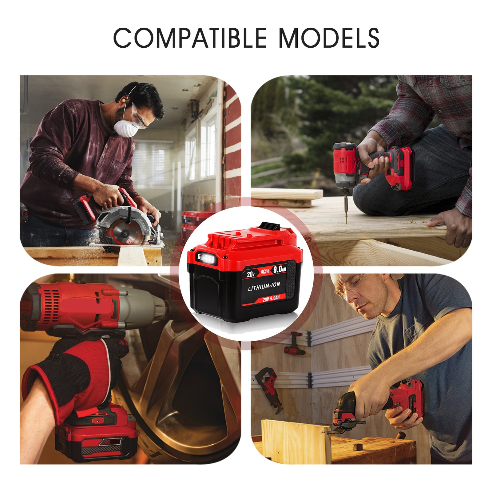 20V 9.0AH For Craftsman V20 20Volt MAX Li-ion Battery CMCB204 CMCB202 CMCB201