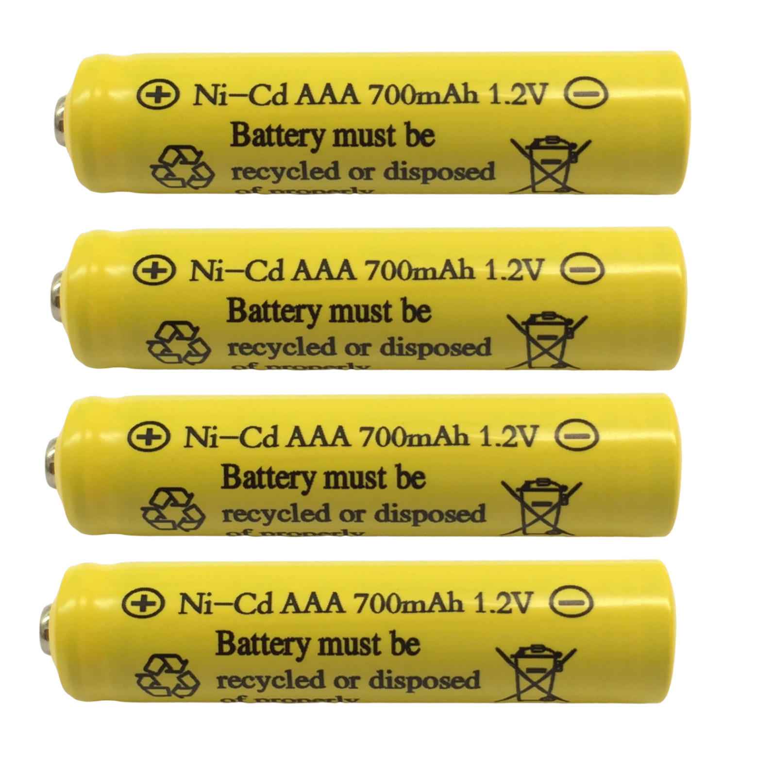 20 pcs Rechargeable NiCd AAA 700mAh Ni-Cad Batteries for Solar-Powered Light T20