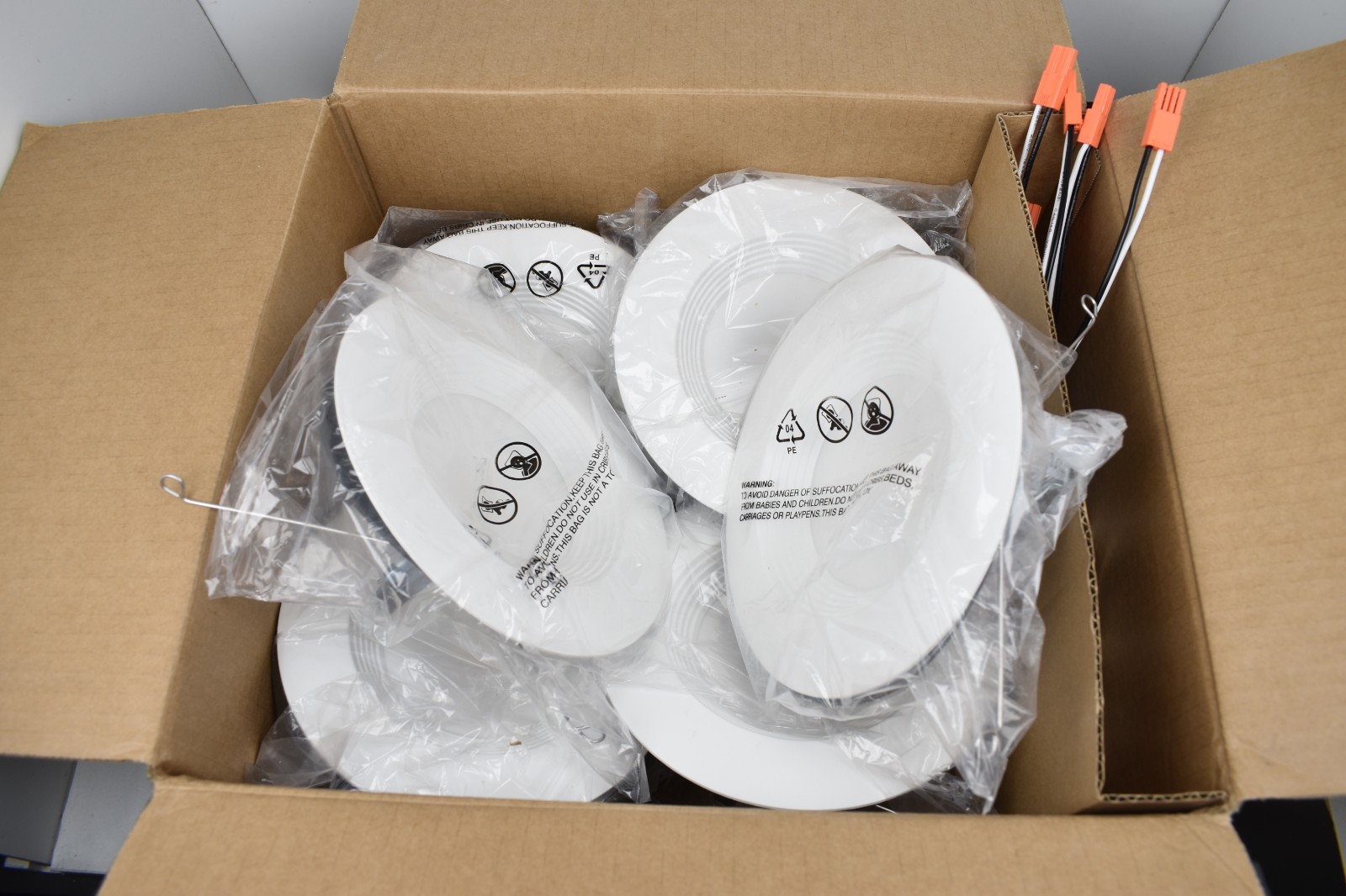 Eaton E349750 Lighting 5/6 in. Halo LED Recessed Lights 3000K Pack of 6