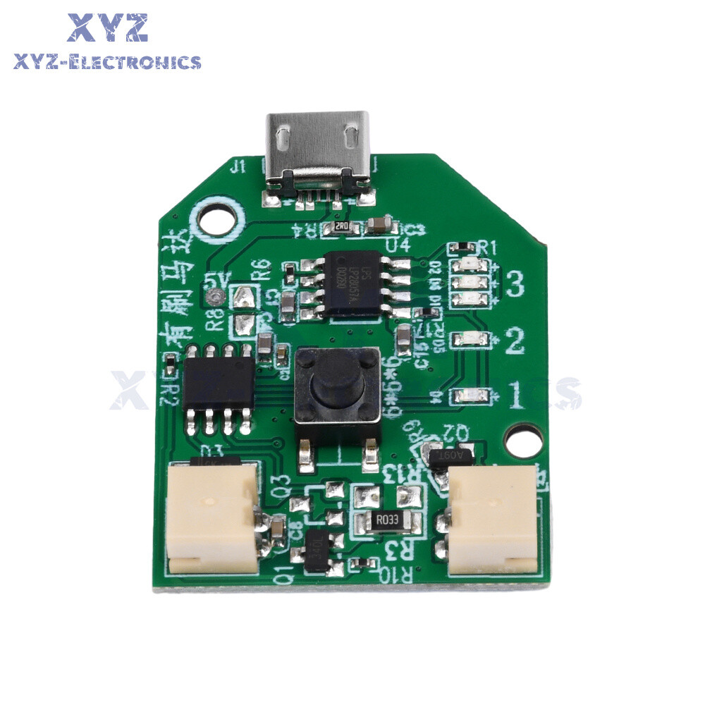3.7V Universal USB Rechargeable Small Fan Circuit Board Mobile Fan Control Board