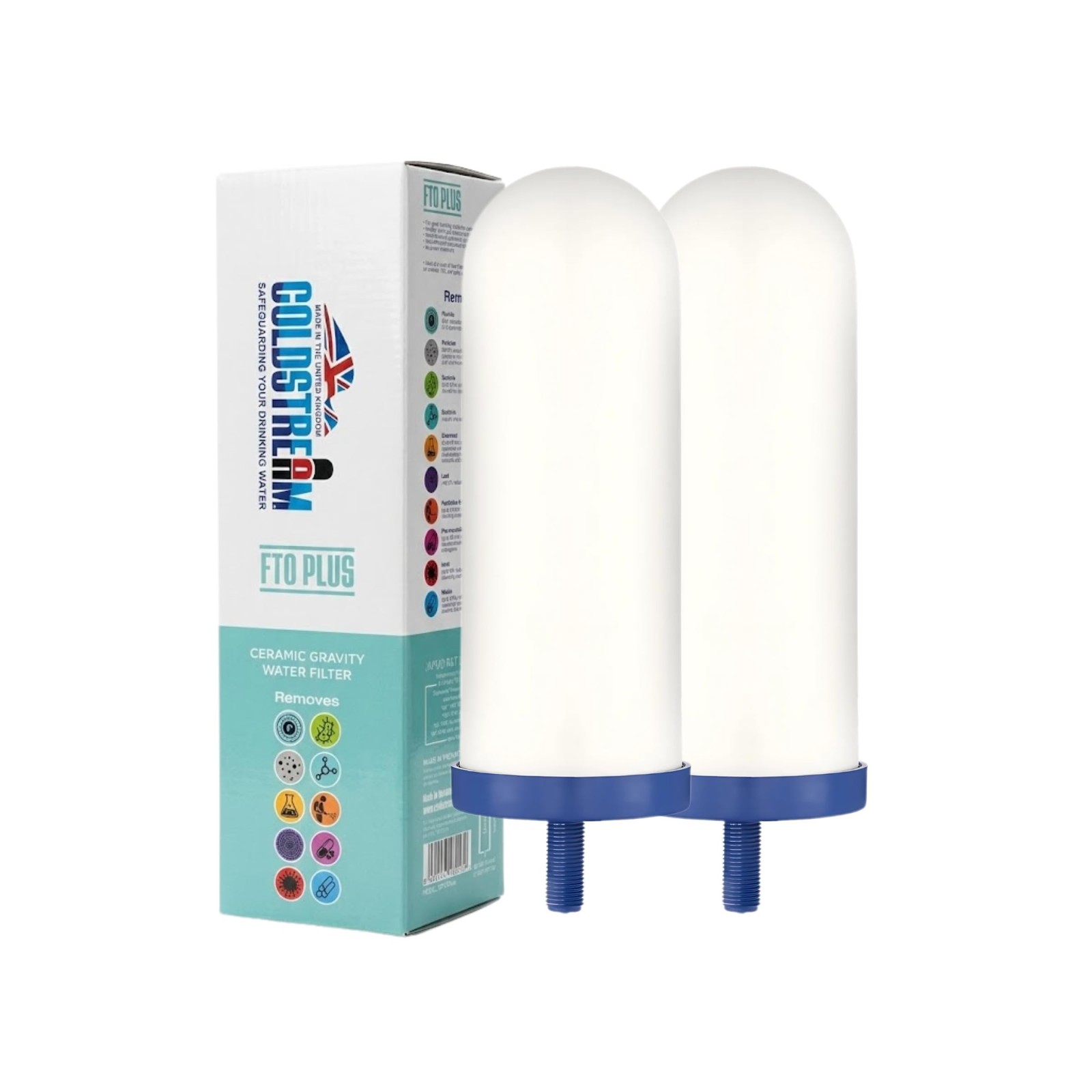 Coldstream FTO Plus Water Filter Cartridge (2 Pack) – Long-Lasting Berkey®