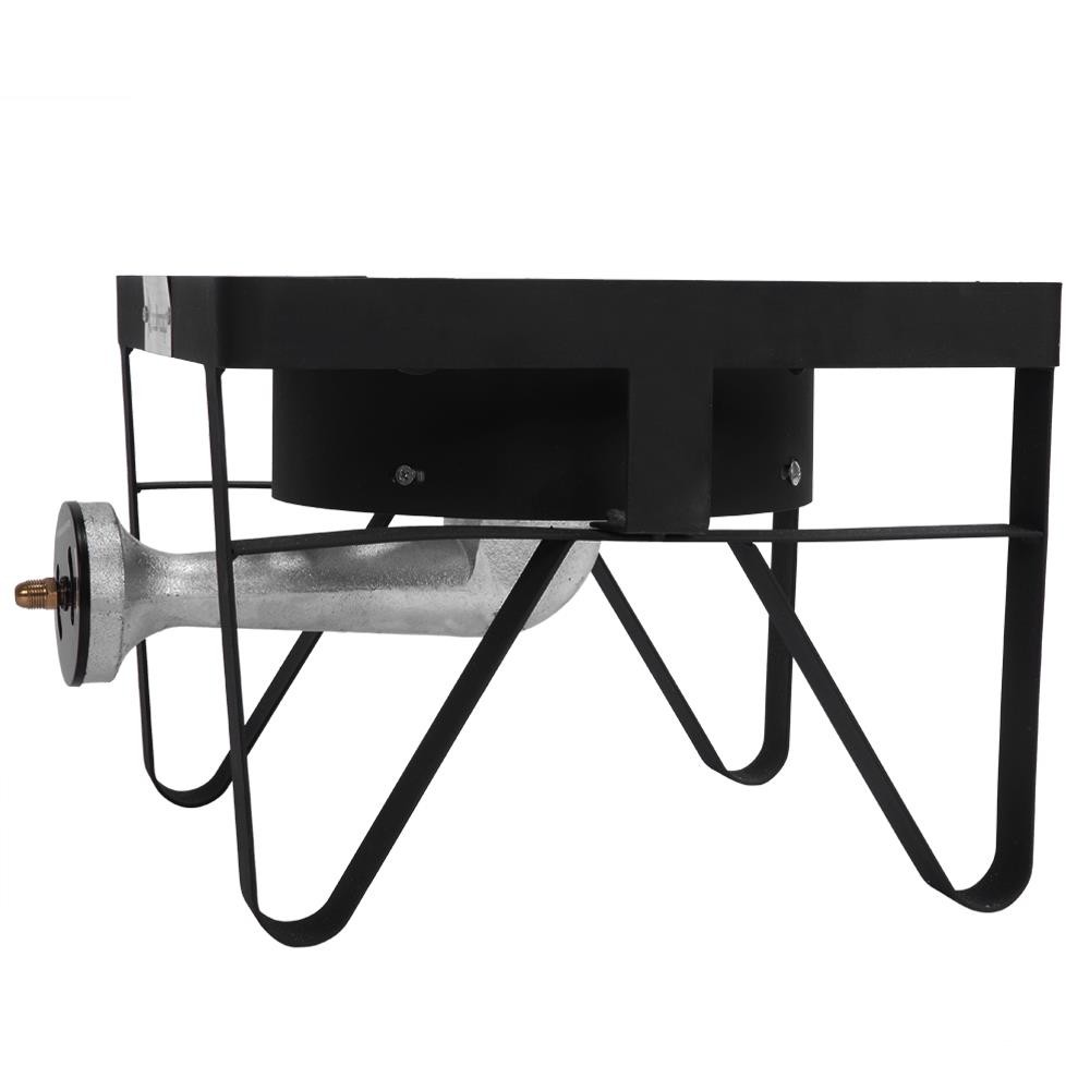 200,000 BTU Outdoor Gas Round Single Propane Stove Camp Burner Picnic Grill BBQ