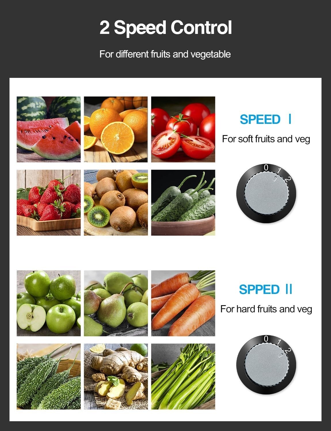 Efficient 800W Juicer with Dishwasher Safe Parts – Fast & Easy Juice Extraction