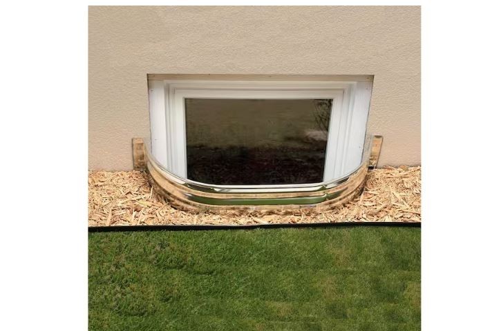 37 in. x 12 in. x 24 in. Steel Straight Area Window Well
