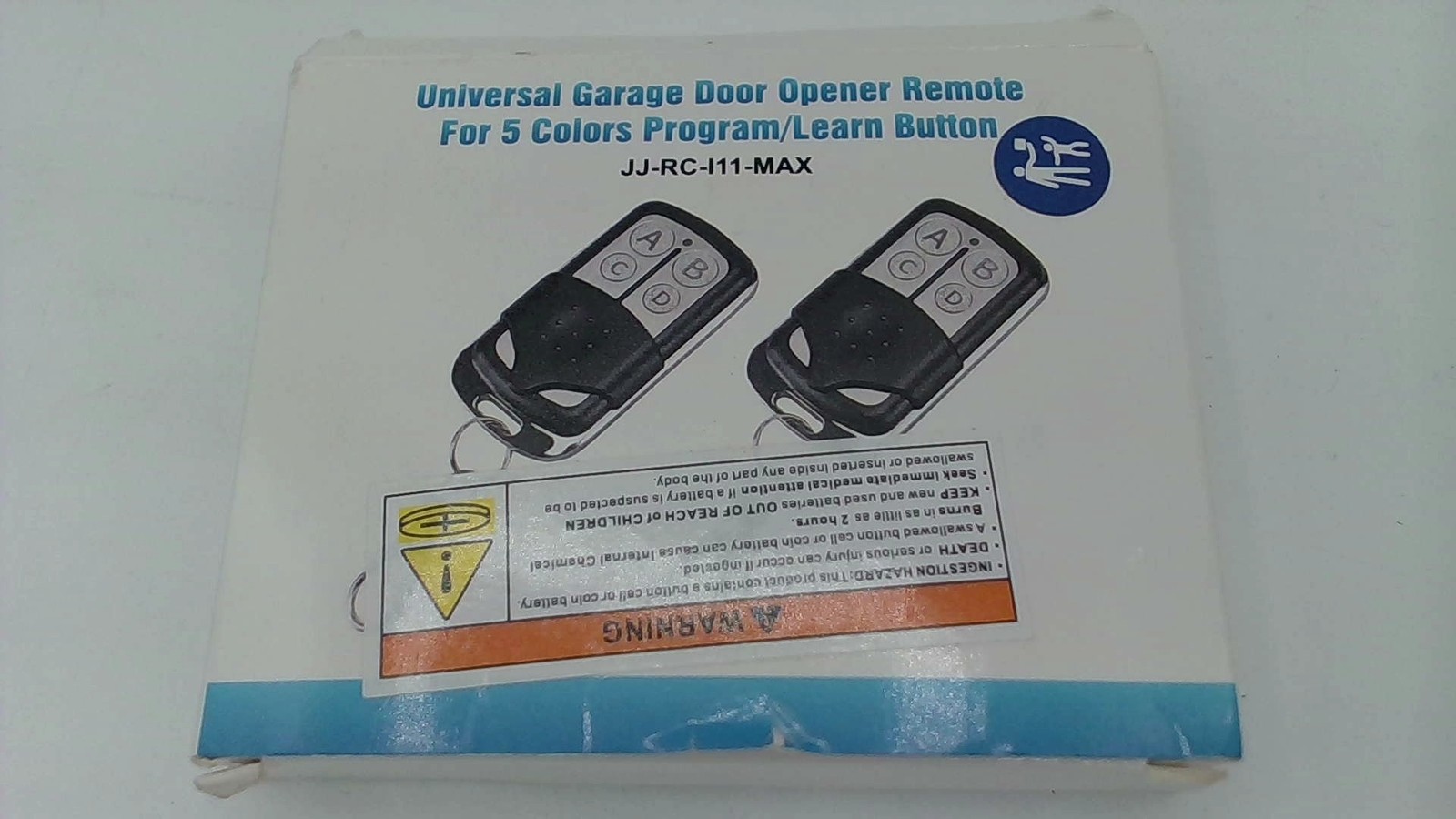 Universal 433MHZ Remote Control Garage Door Gate Car Cloning Wireless Key Fob