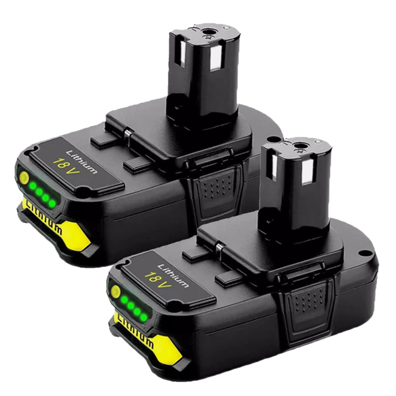 2PACK For RYOBI P108 18V 2.0Ah High Capacity Battery 18Volt Lithium-Ion One Plus