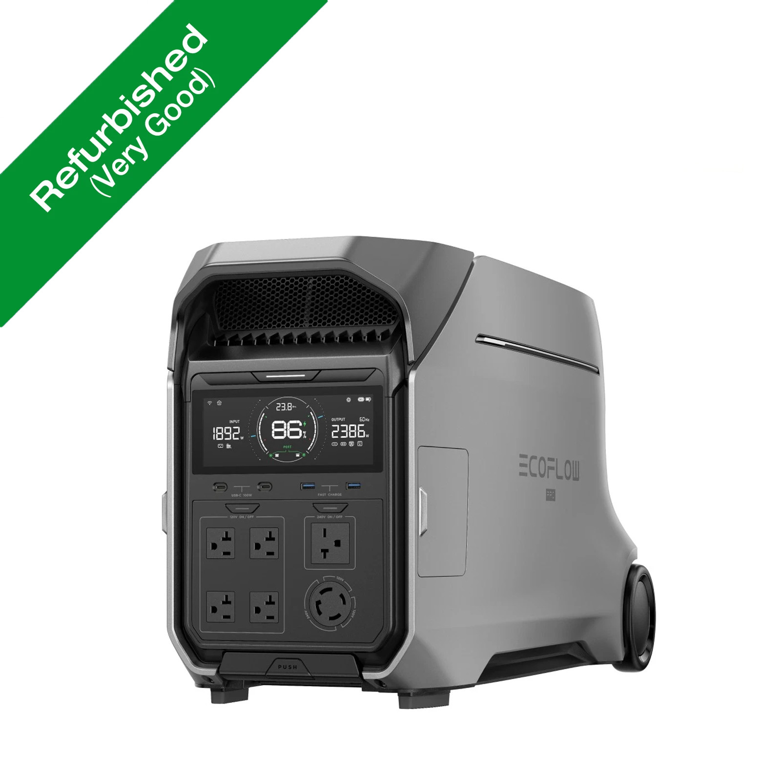 EcoFlow DELTA Pro 3 4000Wh Smart Power Station for Home Back-up Refurbished