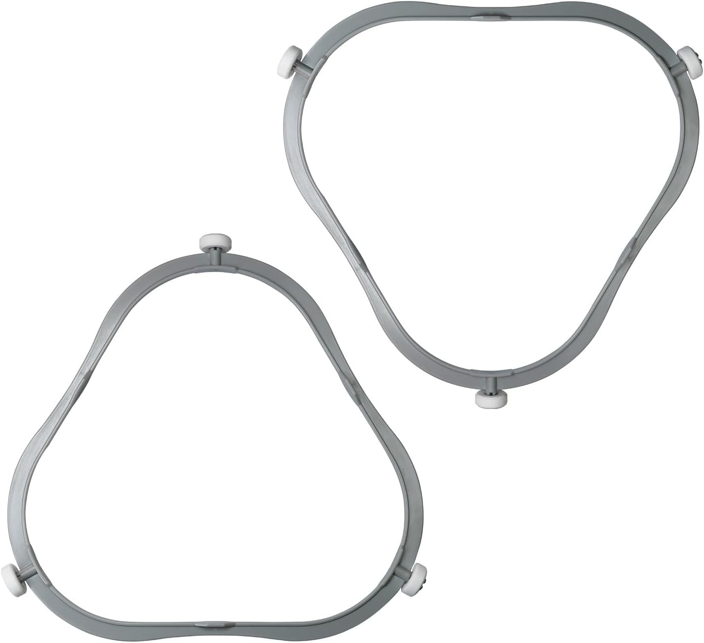 2 PCS 7.48 Inch Microwave Turntable Support Ring Triangle For Whirlpool