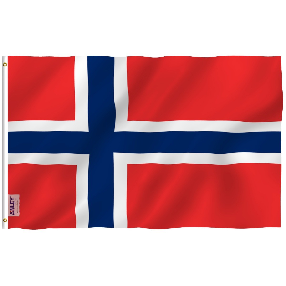 Anley Fly Breeze 3×5 Foot Norway Flag – Norwegian Nordmann National Flags