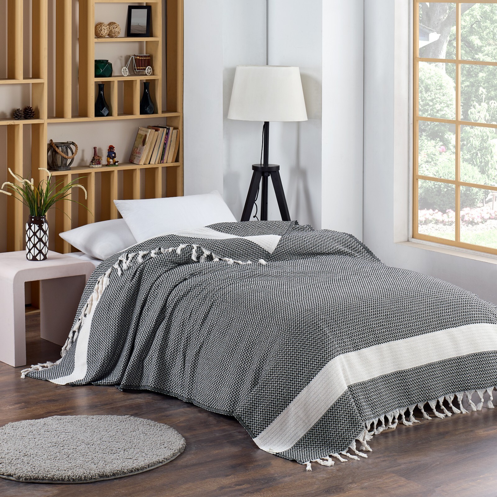 Cottony 100% Turkish Muslin Cotton Blanket – 4 Sizes, 6 Colors Soft & Breathable