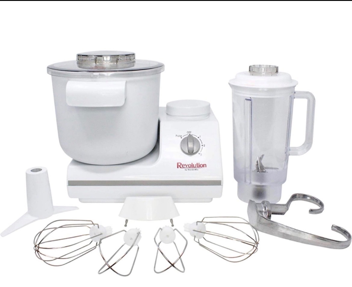 WonderMix Revolution Stand Mixer – Includes Blender & Whips – Wondermill Brand