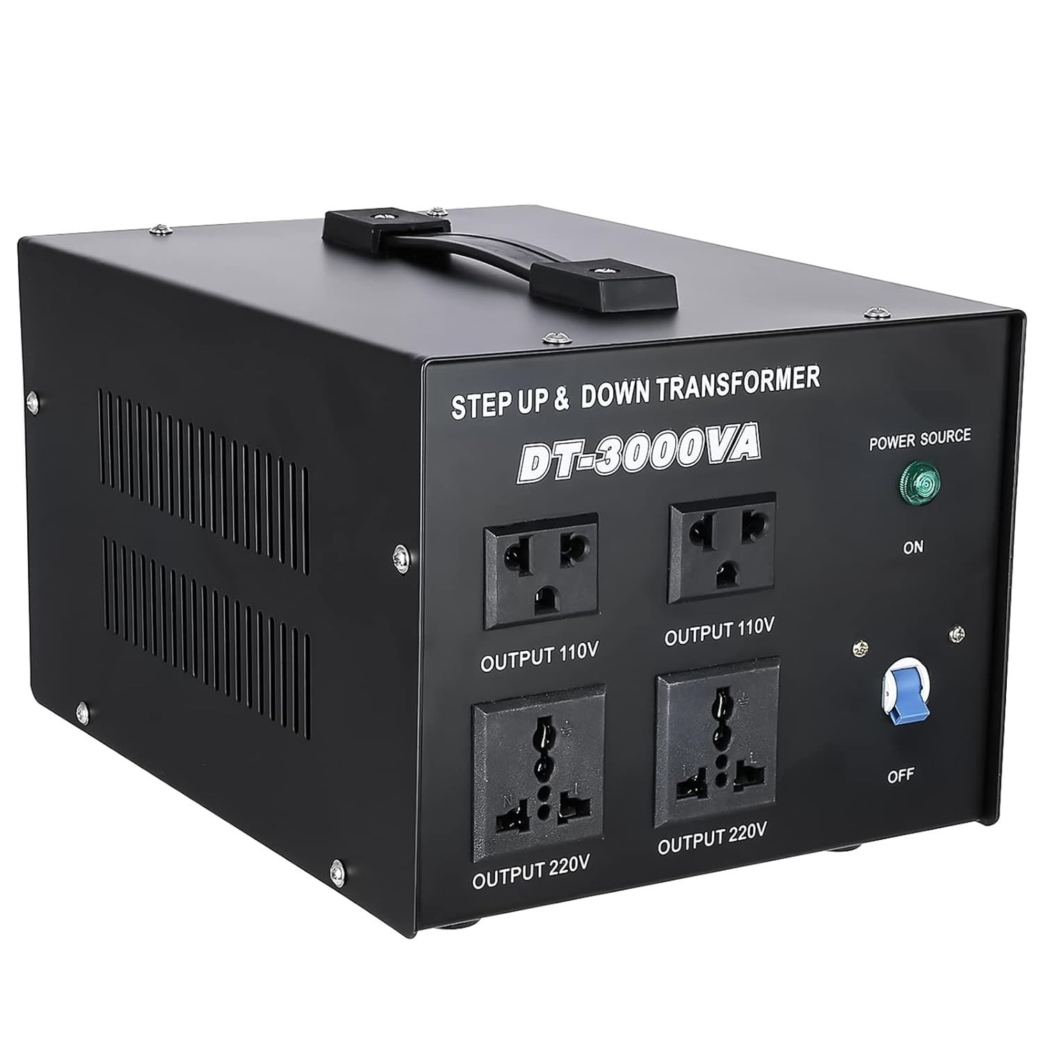 3000W Step Up & Down Voltage Transformer Converter 110V to 220V & 220V to 110V