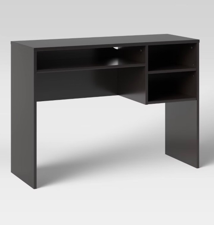 Room Essentials Writing Desk Black Wood Computer Desk Home Office Study