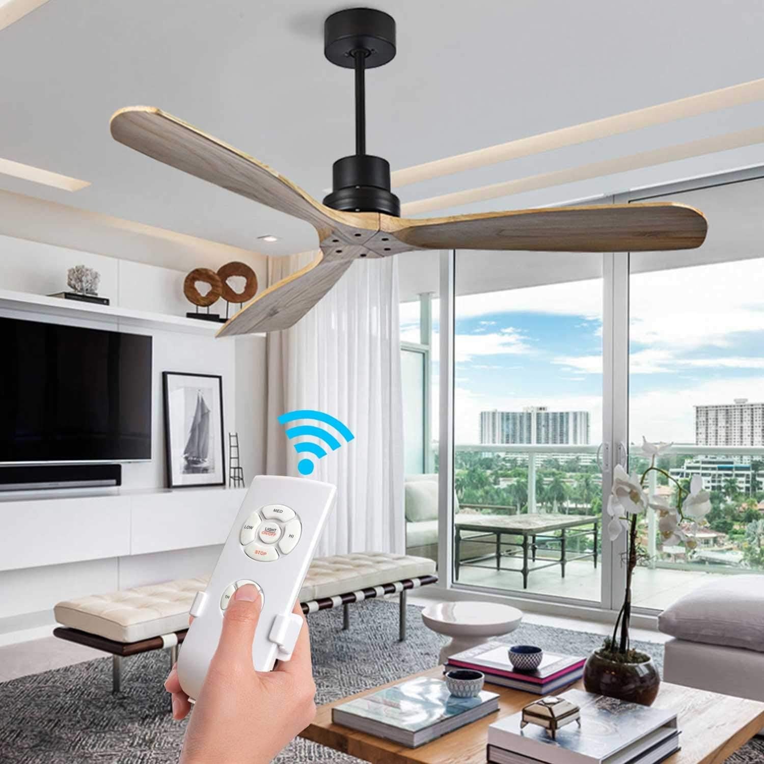 Universal Wireless Remote Control and Receiver Kits for Ceiling Fan Lamp Home