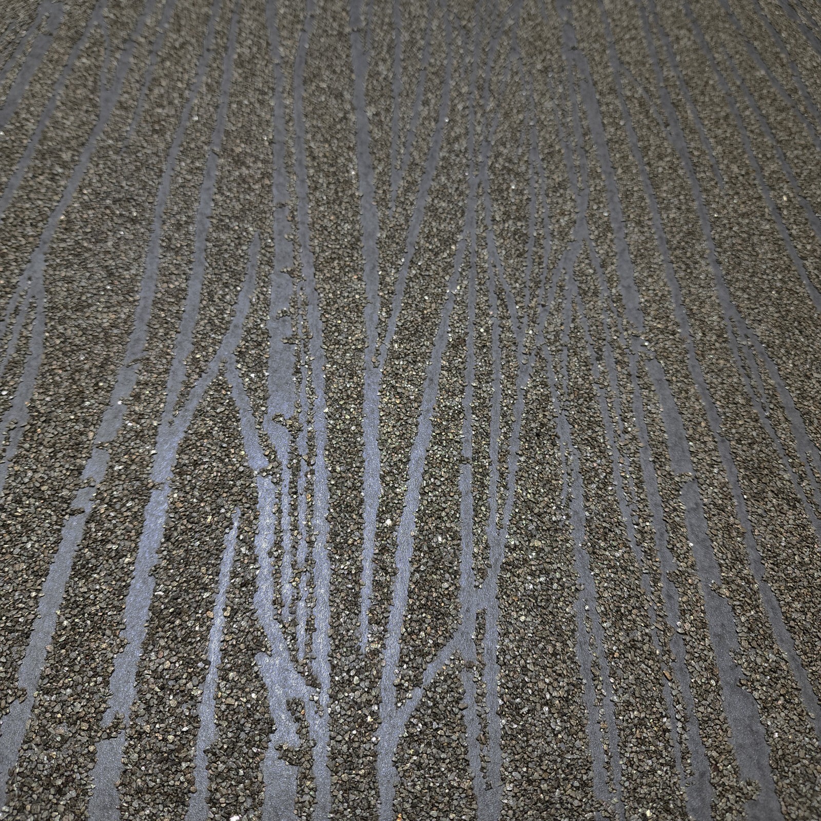 Brass Mica chip textured Real Natural Wallpaper gray silver metallic zebra Lines
