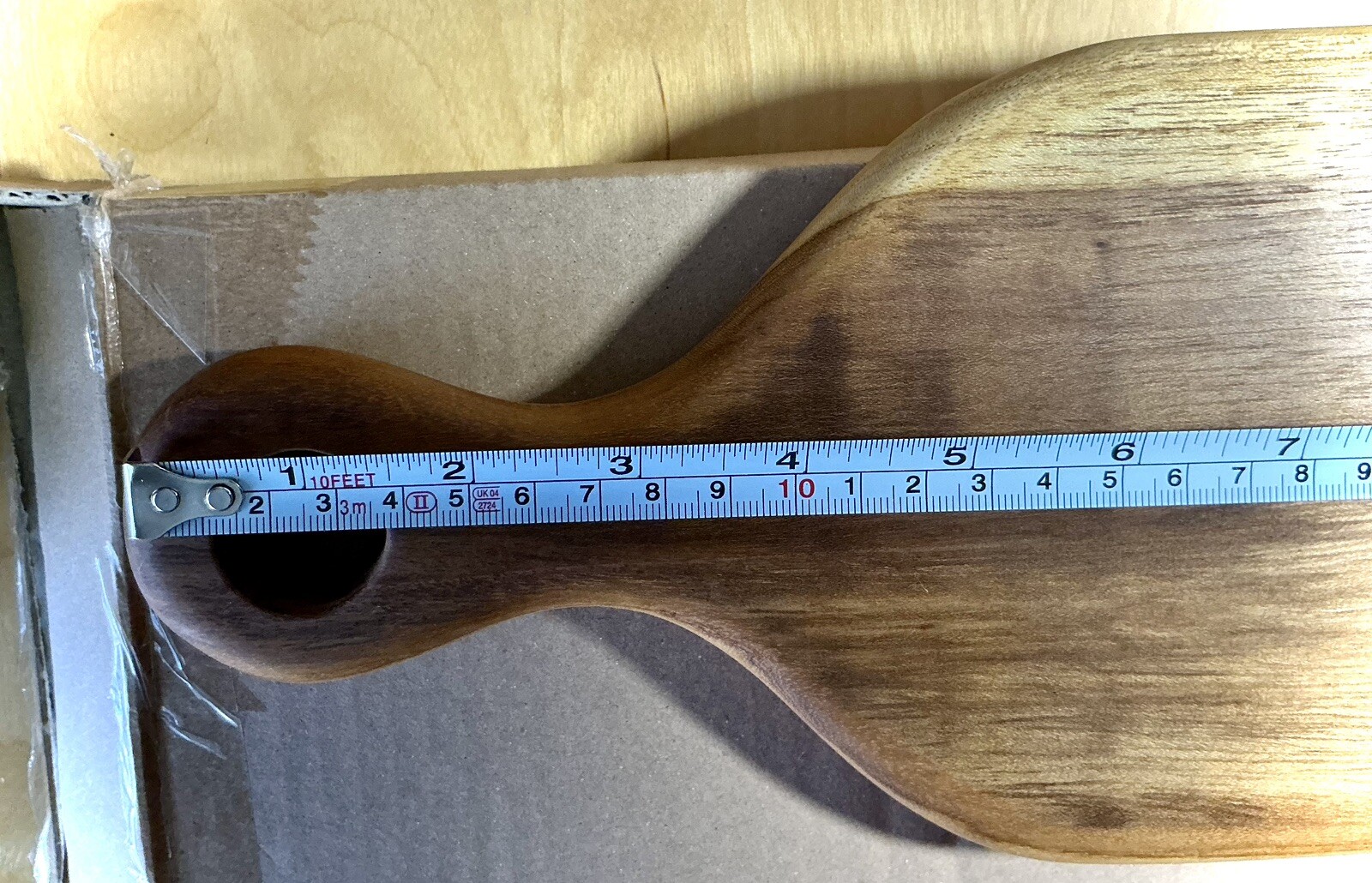 Teak Wood – One Piece Solid Teak Wood Board for Cutting, Serving, W/ Long Handle