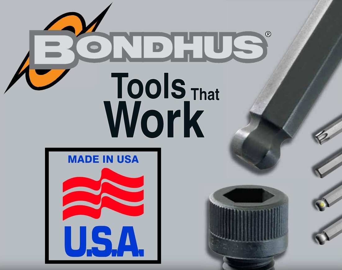 Bondhus 30pc Hex & Torx L Wrench Set Metric SAE Standard Inch USA 22199.31834