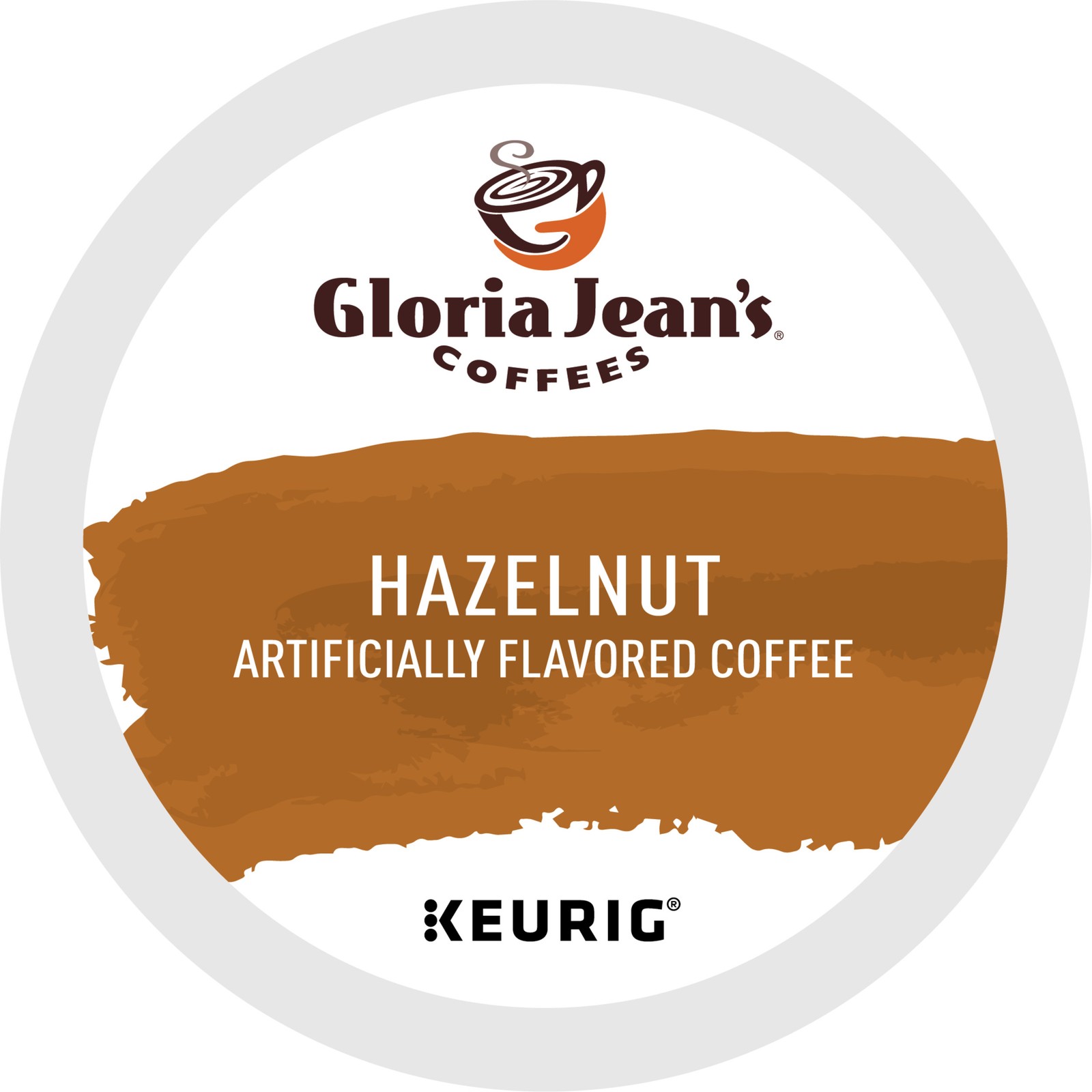 Gloria Jean’s Hazelnut K-Cups, Medium Roast Coffee, 144 Count