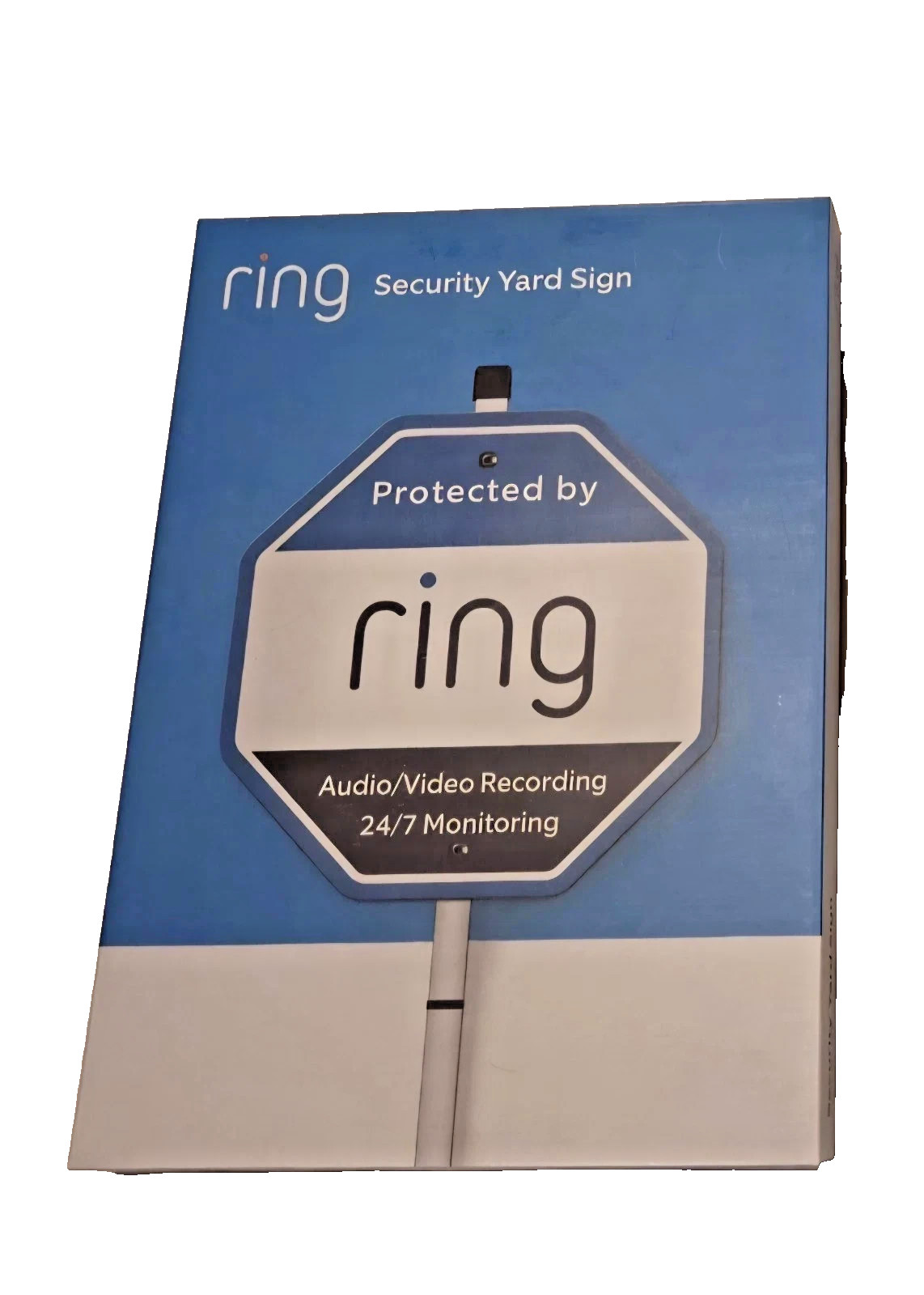 RING Security Surveillance Reflective Yard Sign NEW