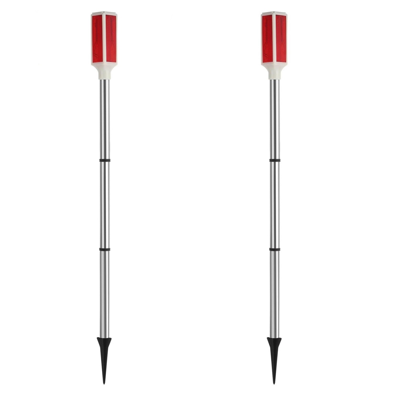 2/4/6/8Packs Solar Yard Markers Driveway for Landscape Column Indicator Light