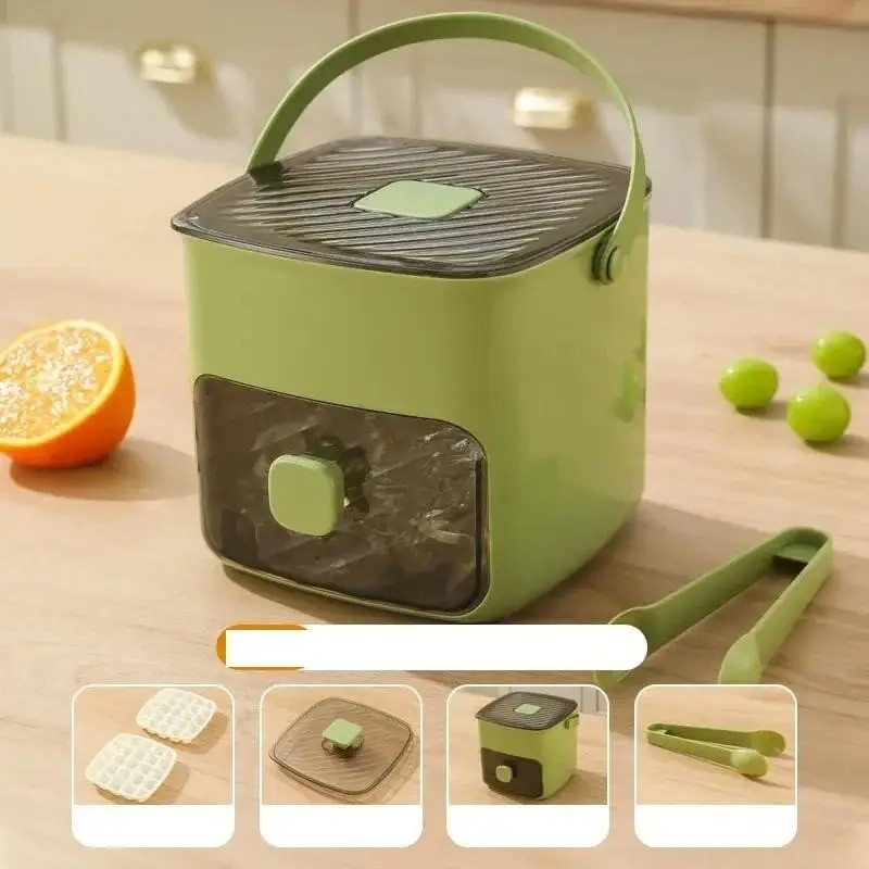 48 Grid Ice Cube Tray One Touch Easy Release Reusable Ice Mold for Freezer