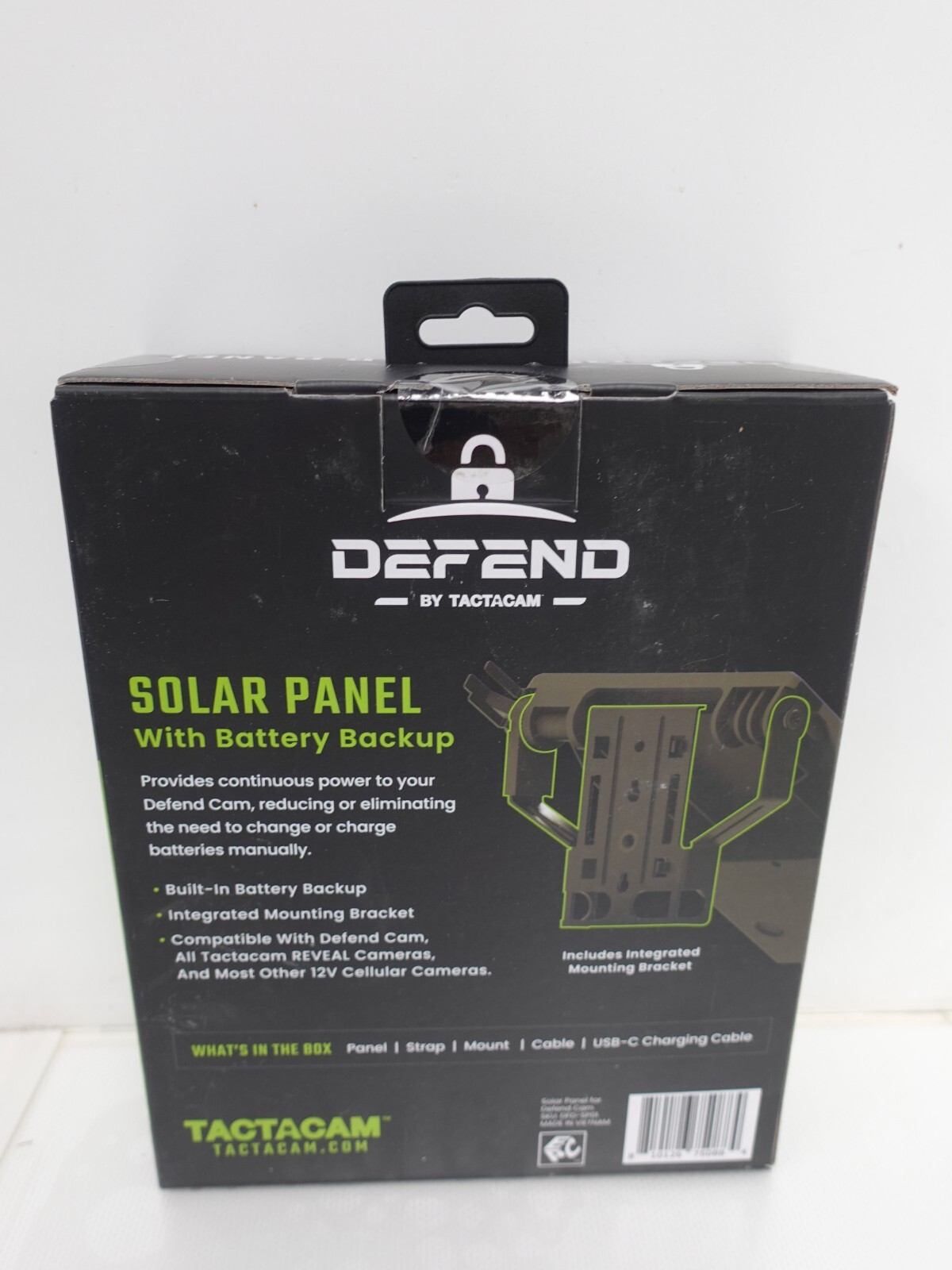 Defend by Tactacam Solar Panel for Cellular Security Camera