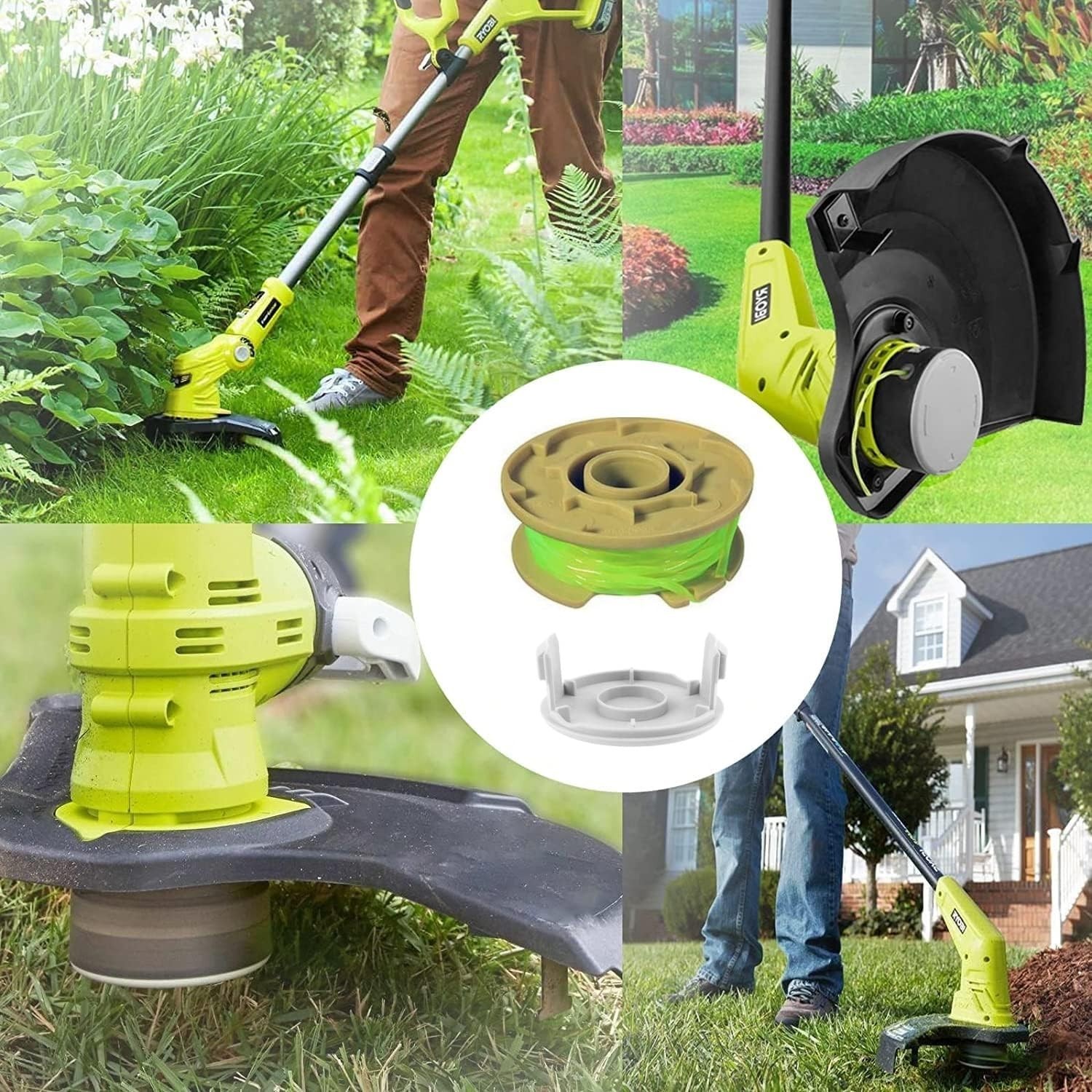 0.08″Trimmer Line Spool for Ryobi AC80RL3 18V/24V/40V,Fits P20010 P20100 P2080
