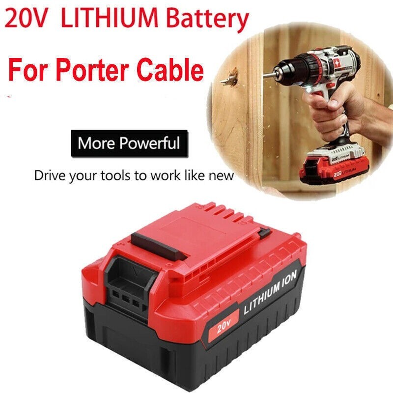 2PCS 20V Max for Porter Cable 20Volt 8.0Ah Battery Lithium-Ion PCC685L PCC682L