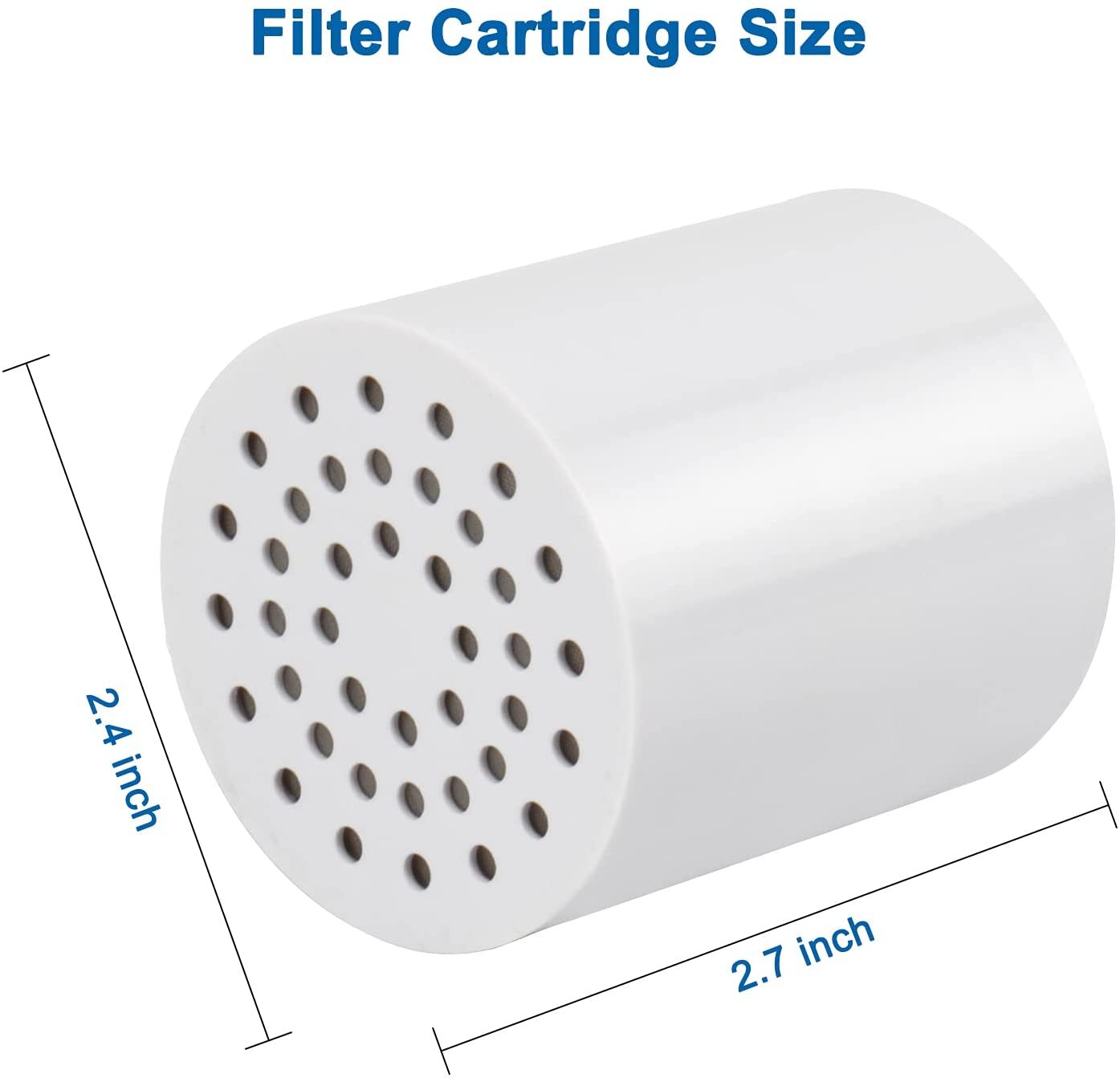 Shower Filter Replacement Cartridge 20-Stage Shower Filter Hard Water Purifier