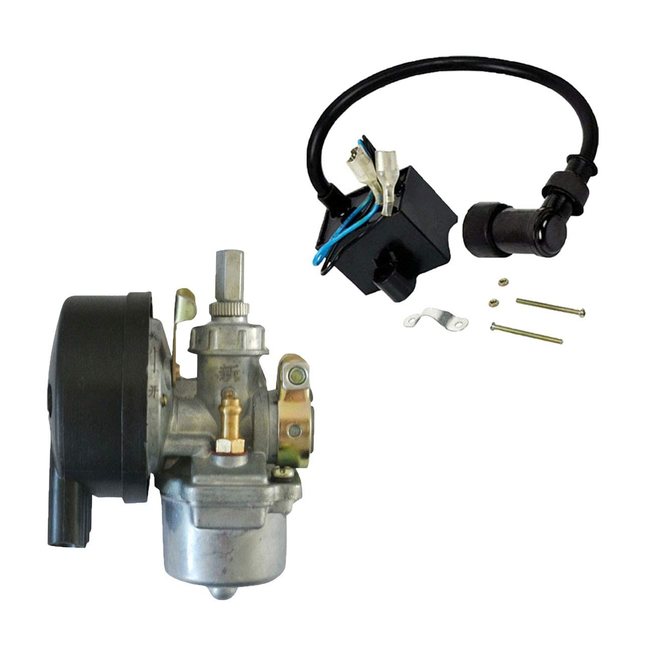 Bike Engine Carburetor For 2 Stroke 49cc 50cc 60cc 66cc 80cc Bicycle Motorized E