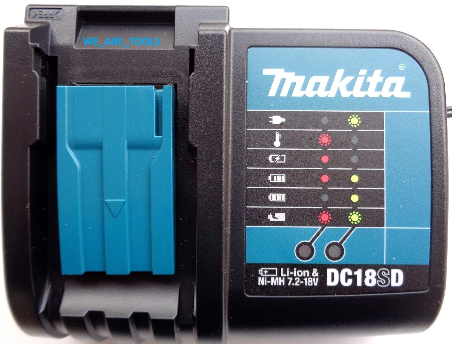 New DC18SD Makita Genuine 18V Battery Charger 18 Volt 4 BL1830, BL1840B, BL1850B