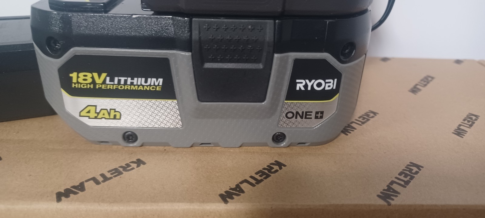 Ryobi P197 18V ONE+ 4.0Ah Lithium-ion Battery Pack with Charger PCG002
