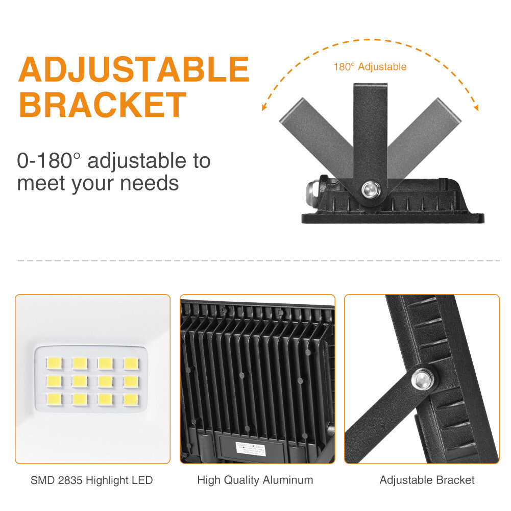LED Flood Light 500W 300W 200W 100W 50W 30W 10W Outdoor Garden Lamp Spotlight