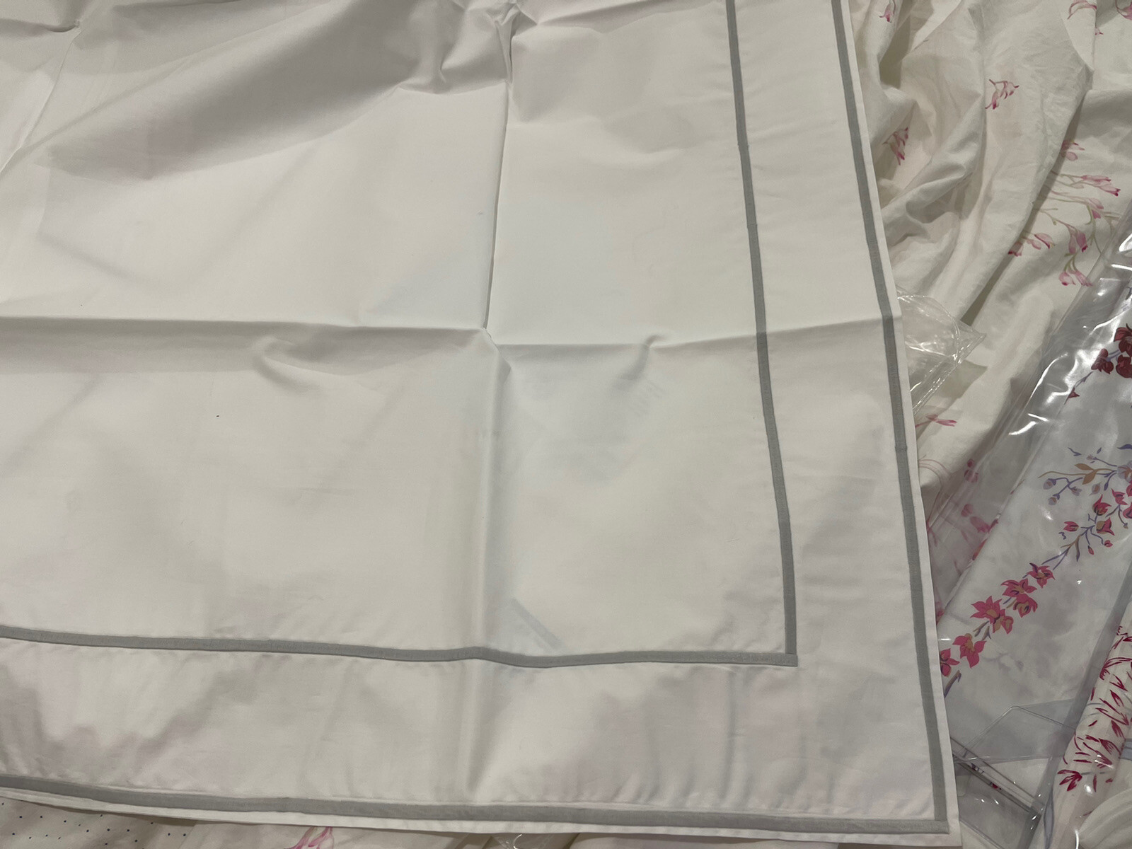 $260 Matouk Italy New 1pc Euro Sham Ansonia 500TC Percale STERLING ONE