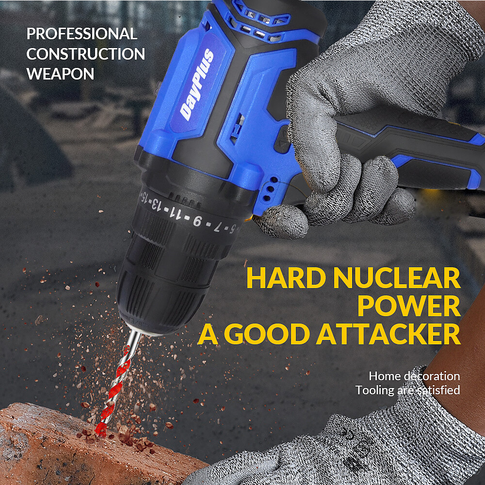 21-Volt drill 2 Speed Electric Cordless Drill/Driver Screwdriver Bits Set -Cheap