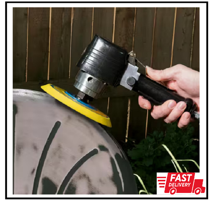 6 inch Dual Action Air Sander Pneumatic with Speed Control 1/4 inch NPT Inlet
