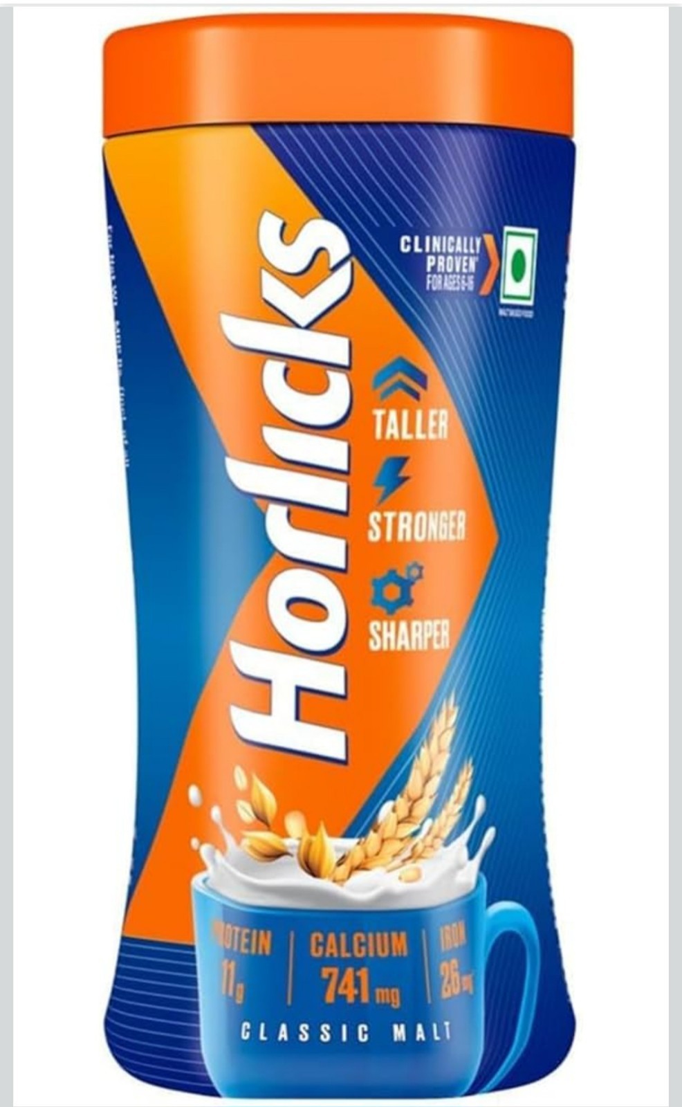 Horlicks Original Classic Malt Plain, 2.2lbs (1000g)