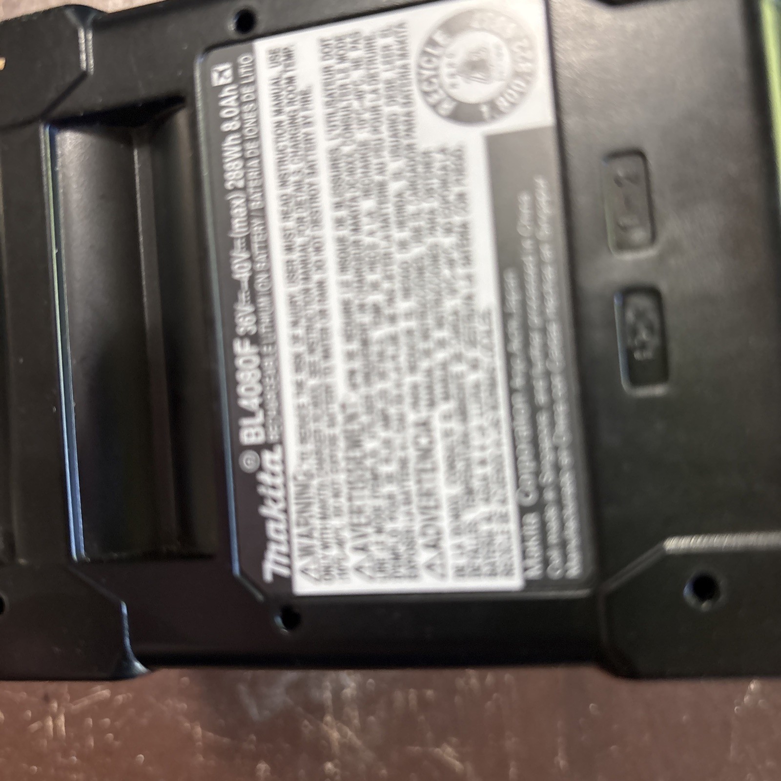 Genuine MAKITA BL4080F – 40V MAX XGT 8.0AH BATTERIES