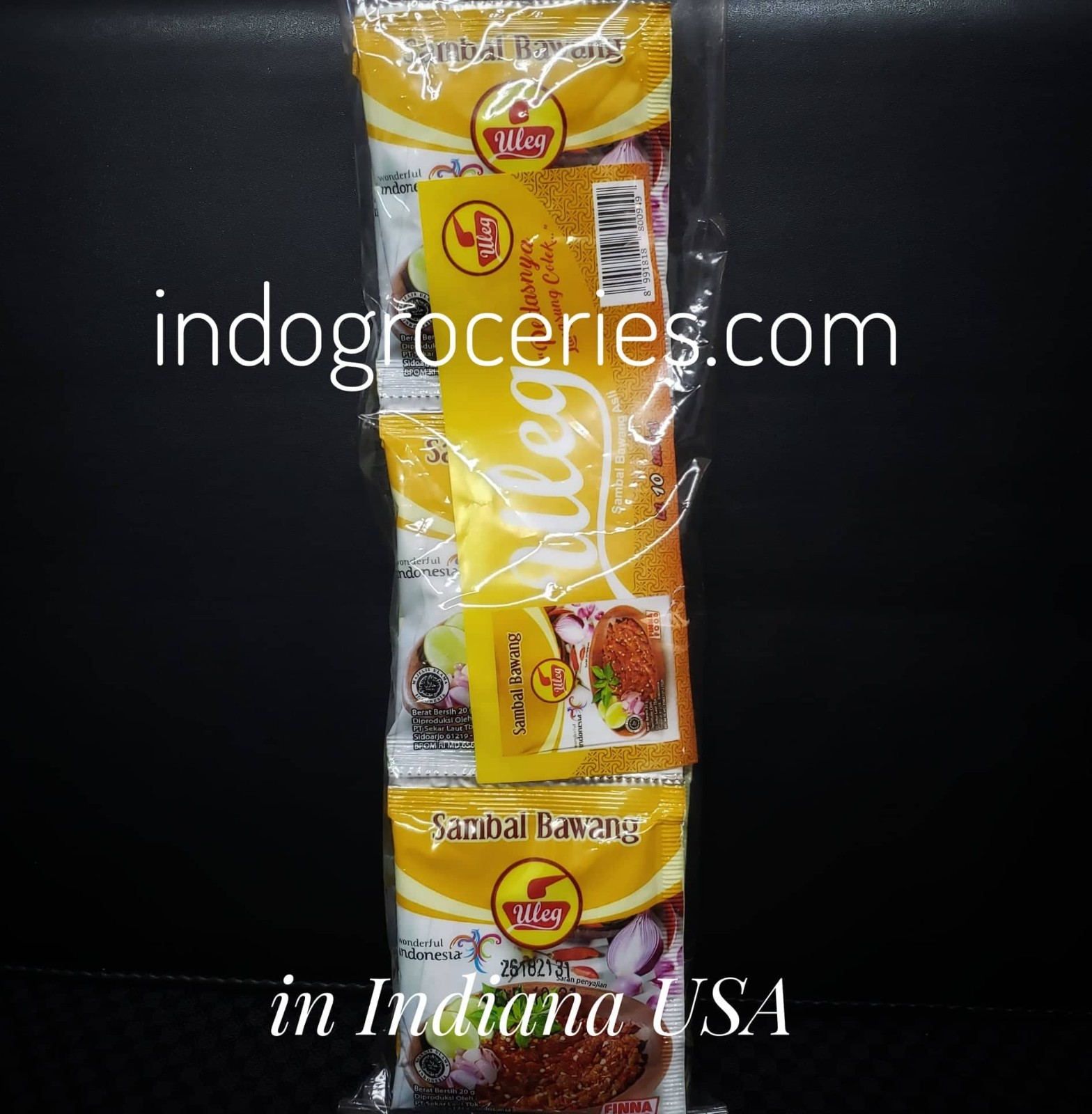 Finna Uleg Sambal Bawang 10 Sachets – 180 gr (6.3 oz)