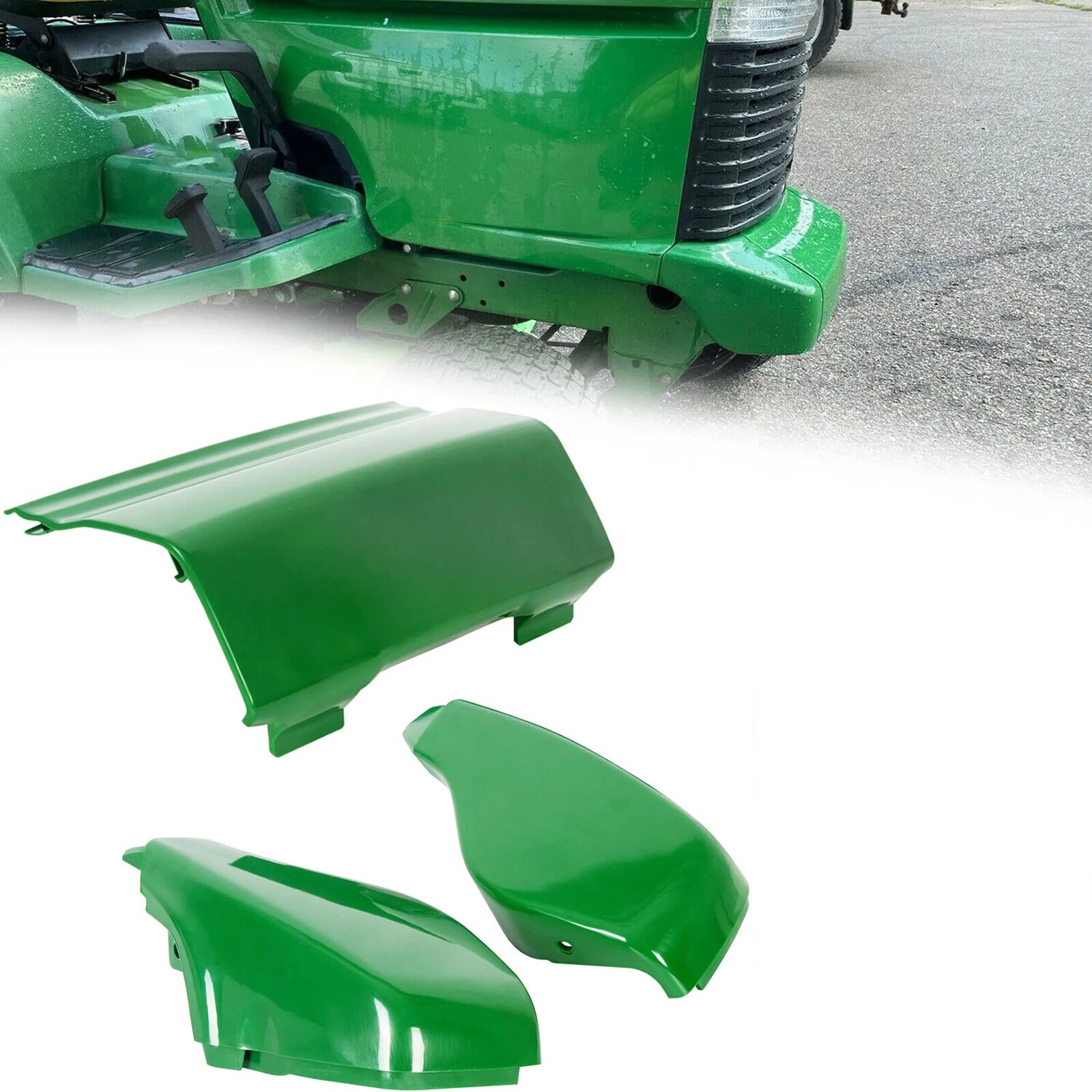 Fits John Deere 325 335 345 GX255/325 New Front Bumper & Lower Upper Hood Kit